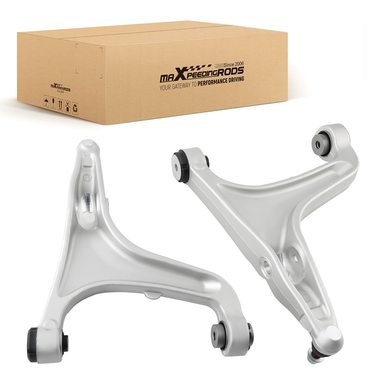 2pcs Front Lower Control Arms Set For Maserati Ghibli Quattroporte M156 2014+