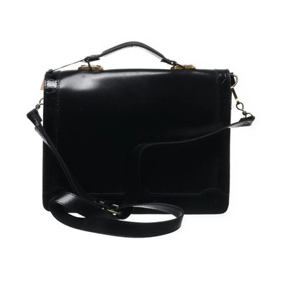 Caiman, Aktentasche, Unisex (Erwachsene), Leder, Schwarz, 30, 5, 23 cm #d1r