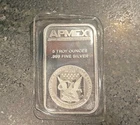 AMPEX Bar, 5 Troy Ounces, .999 Fine Silver