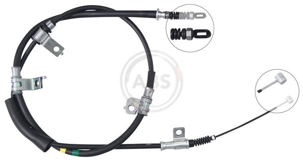 A.B.S.-OE K17534-OE Cable Pull, parking brake for HYUNDAI