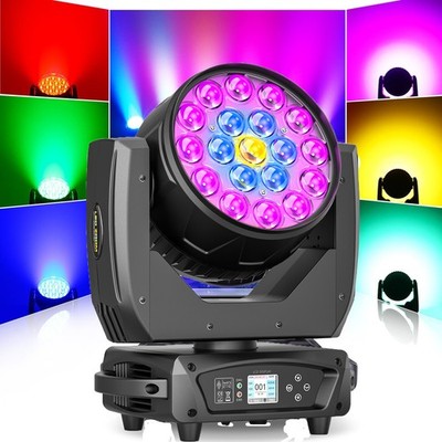 19x20W Wash RGBW Zoom Beam LED Moving Head Light DMX Stage Show DJ Disco Lights