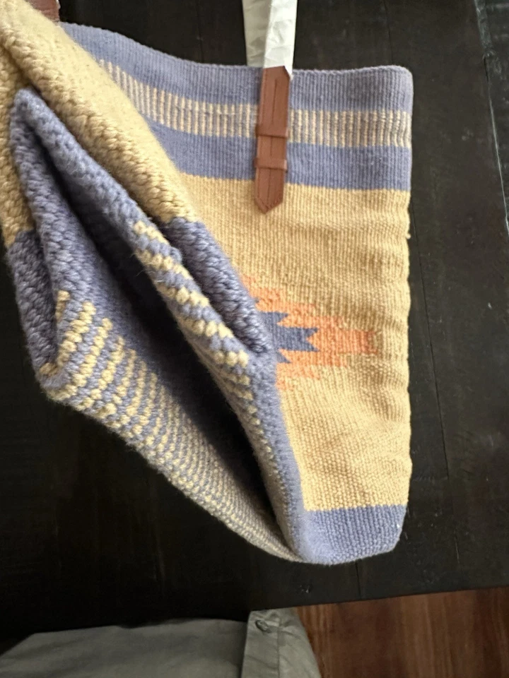 Bolso de Mano GORJANA Southwestern Tela Tejida Grande Natural Nunca Usado Foto 3 de 4