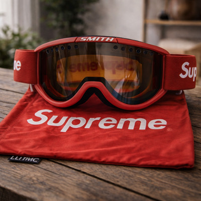 SUPREME SMITH Red Ski Snowboard Goggles FW15 Dirt Bike ATV Off-Road SXS New