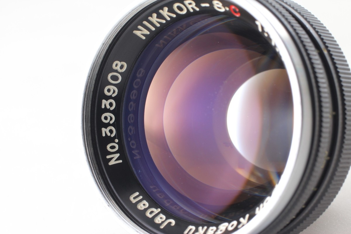 Near MINT+】 Nippon Kogaku Nikkor S.C SC 5cm f/1.4 Black Nikon S