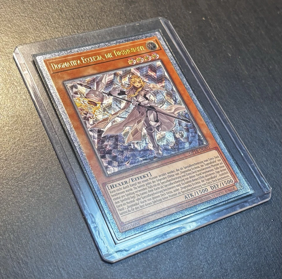 Yu-Gi-Oh! Dogmatika Ecclesia, Die Tugendhafte Ultimate Rare OP18 Near Mint - Bild 3 von 4