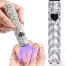 UV Handheld Mini Nail Lamp White Portable Nail Curing Light for Home DIY