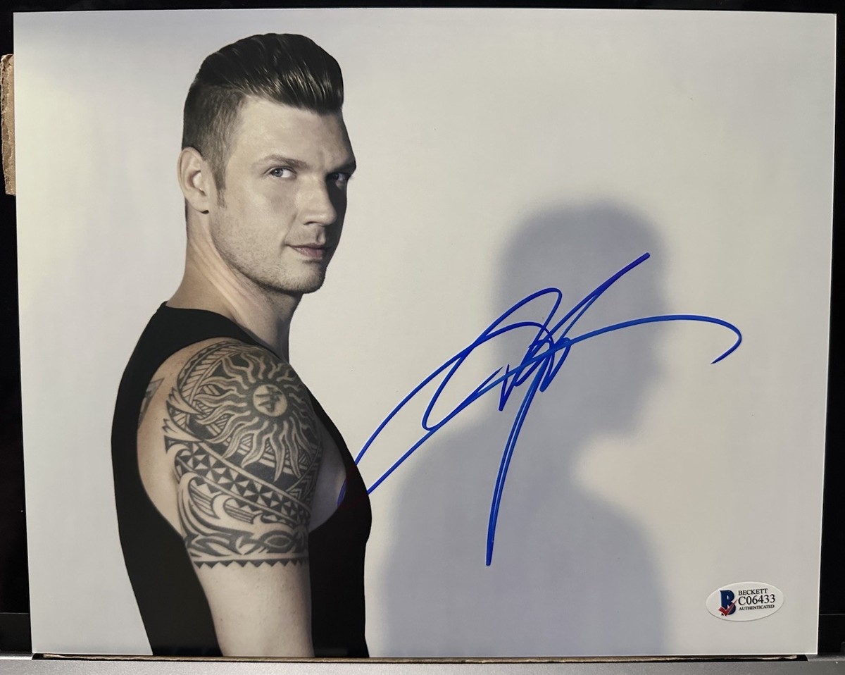 Nick Carter サイン NICK CARTER SIGNED PHOTO 8X10 BACKSTREET BOYS AUTOGRAPH MILLENNIUM