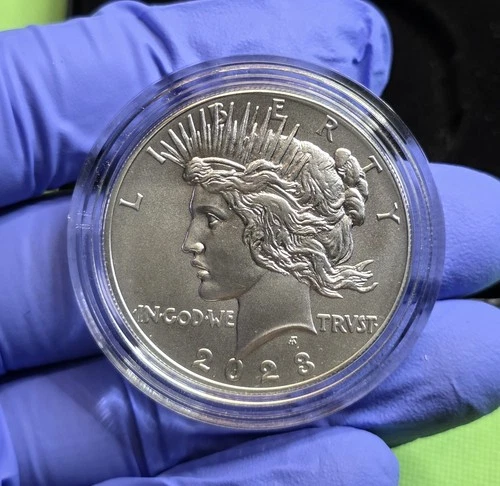 2023 P Peace Silver Uncirculated Dollar Philadelphia Coin OGP Mint Box & COA