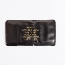 Chicago Stanley Zima 10th Ward Committeeman 1968 Promotional Sewing Needle
