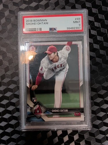 2018 Bowman Shohei Ohtani #49 (RC) PSA 9 Rookie Card Los Angeles Angels