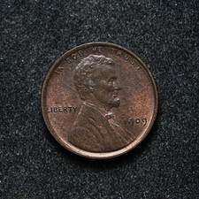 1909 VDB Lincoln Wheat Cent BU  cn15462 