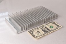 251mm x 134mm x 28mm Large Aluminum Heat Sink Radiator Power Amplifier