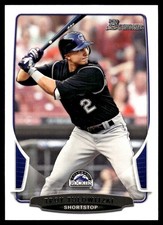 Troy Tulowitzki 2013 Bowman #79 Rockies MLB READ FREE SHIPPING AutographDen