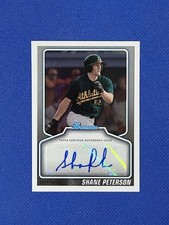 2010 Bowman Draft Prospects Auto Shane Peterson #BPA-SP Autograph