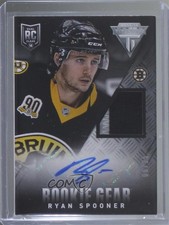 2013-14 Rookie Anthology Titanium Update Gear Prime 6/25 Ryan Spooner Auto 1p0