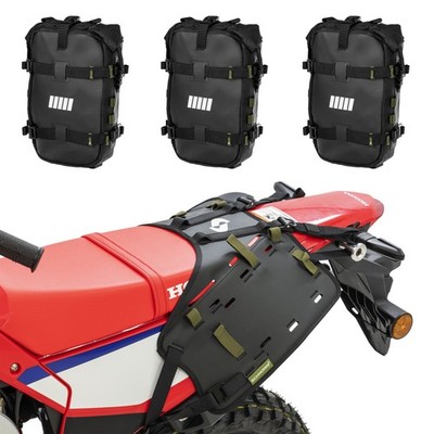 Schnorr BagHub Compatible with Honda CRF 300 L with 3x BumberBag 6L Luggage Base