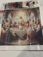 5D DIY Diamond Art Painting Embroidery Kit Art Craft-Last Supper 30cmx30cm
