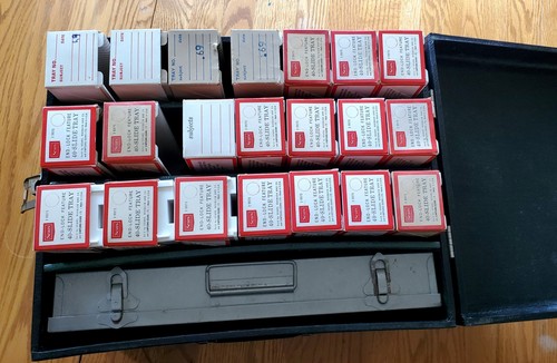 VTG Storage System for 35m Photo Film Slides 21 40-Slide Trays +2 Carry Cases