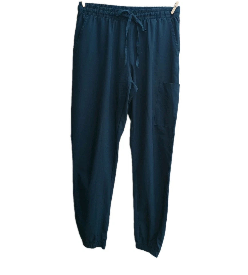 3 Pc Cherokee Women Green Large Scrubs Uniform Workwear Pockets Medical Nursing  - Image 2 of 4