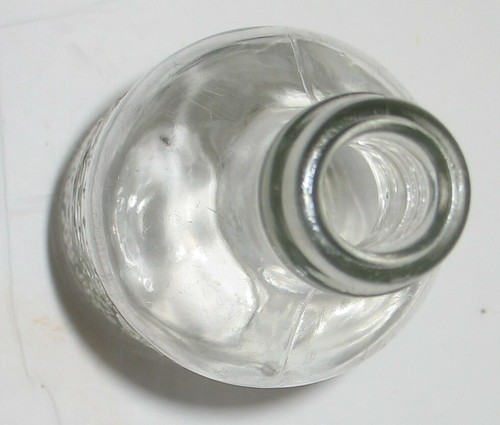Jarrón vintage de citrato magnesia botella de vidrio transparente utilería granero excavación vertedero - Imagen 5 de 6