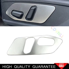 For Hyundai Elantra 21-22 Silver Steels Seat Adjust Handle Button Panel Trim