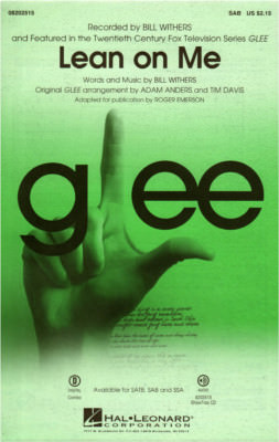 Lean on Me GLEE Bill Withers Noten für Chor SAB/PF Roger Emerson (Arr.)