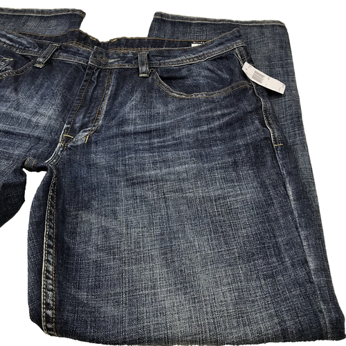 Buffalo David Bitton Driven Straight Leg Mens Jeans Size 38 Distressed NWT - 第 9/12 張圖片