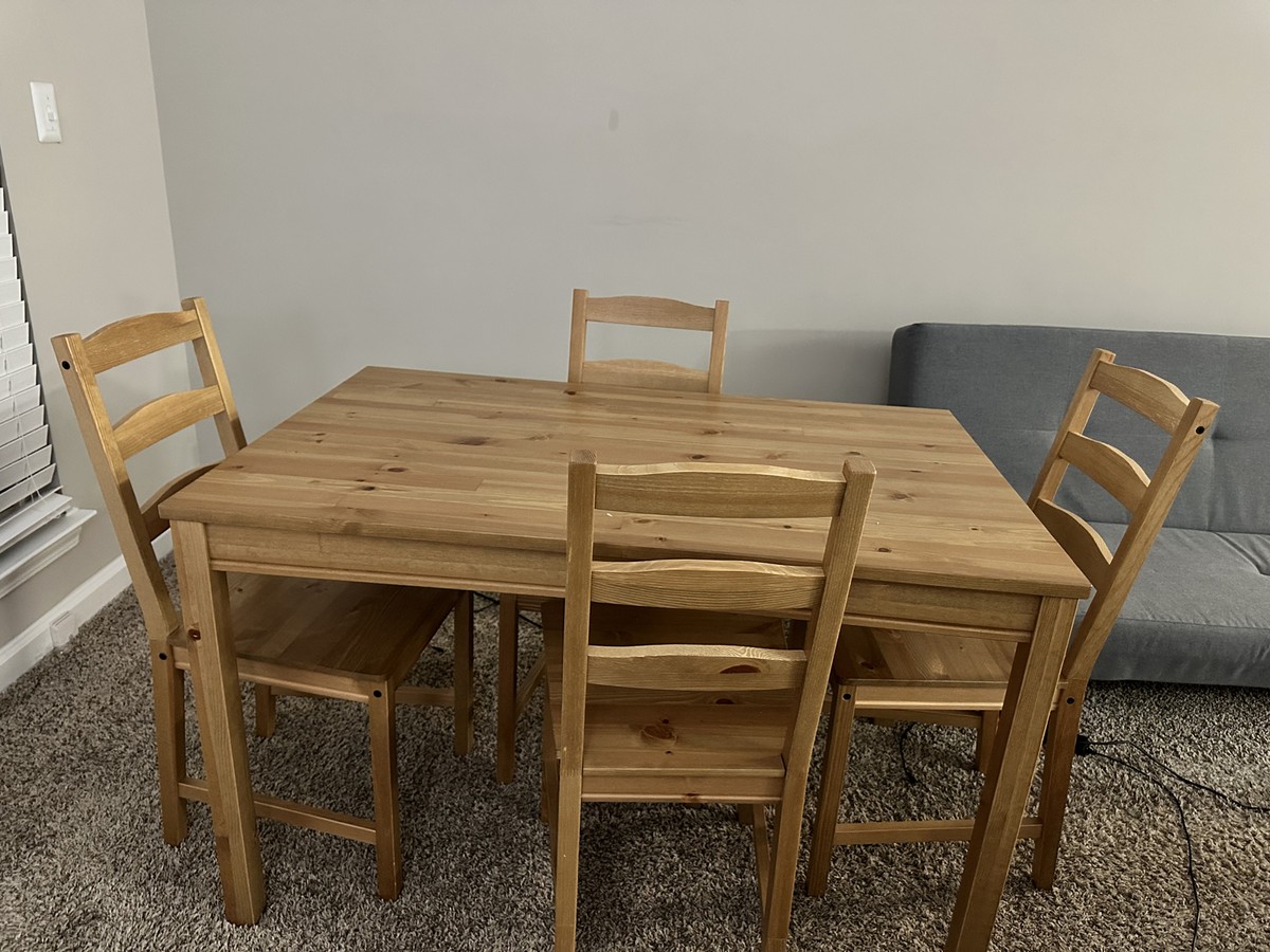 IKE JOKKMOKK table and 4 chair | eBay