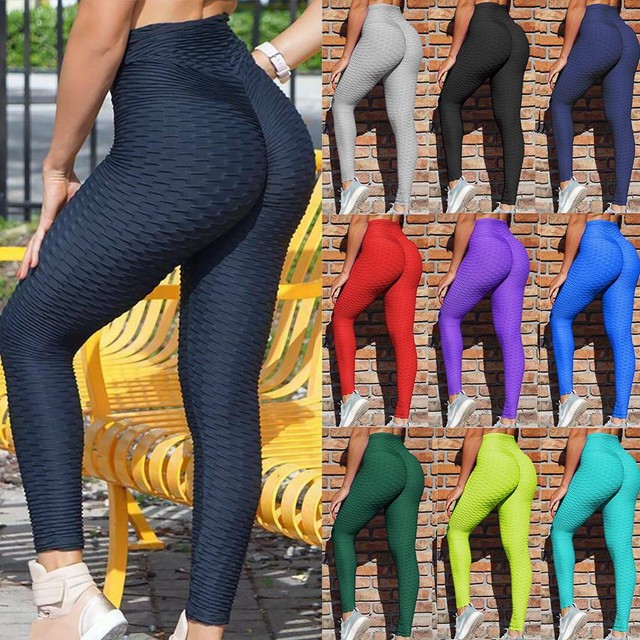 Women AntiCellulite Leggings Gym Fitness Yoga Pants Workout Butt Lift