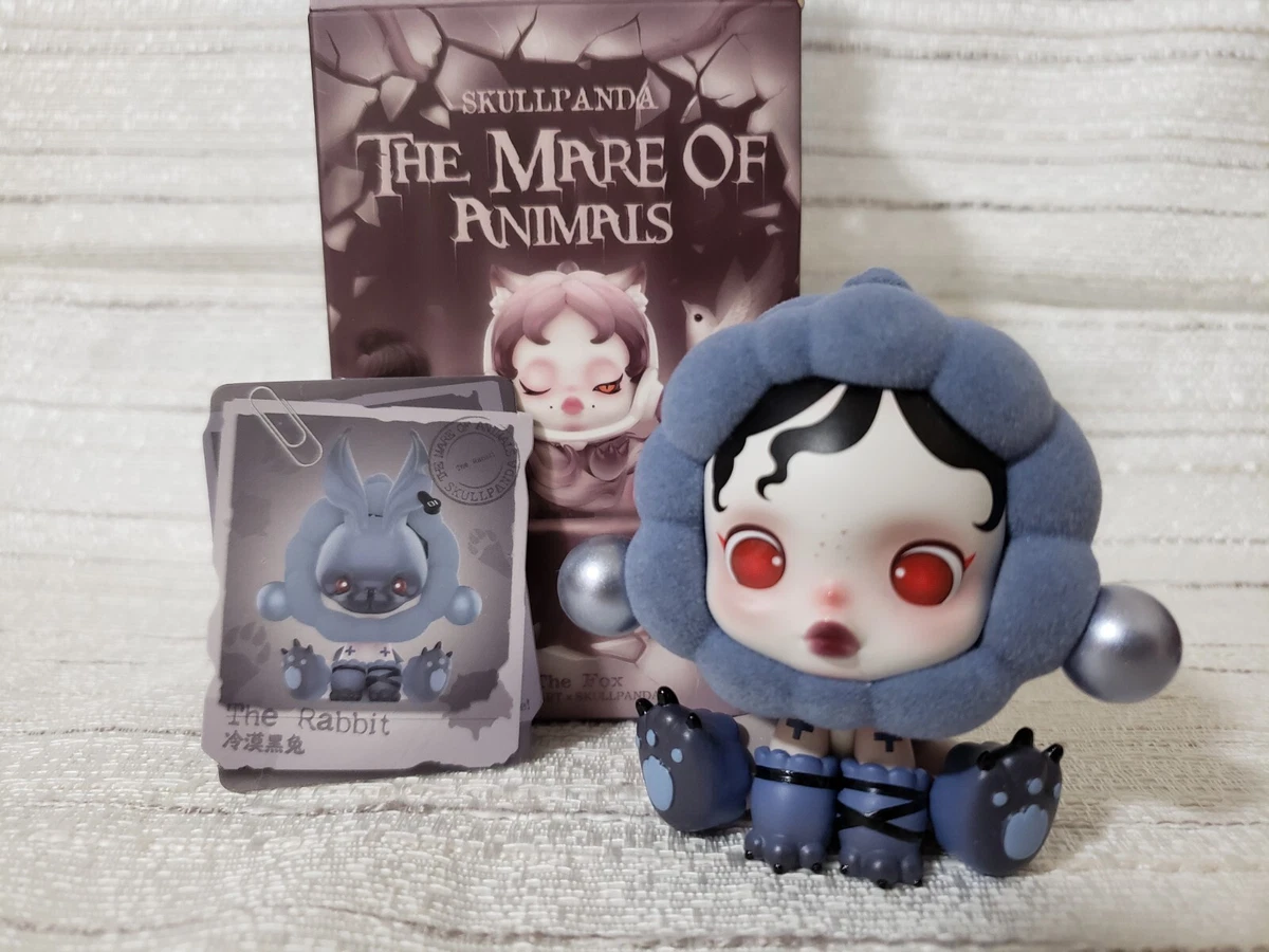 pop mart blind box skullpanda the mare of animals series the rabbit