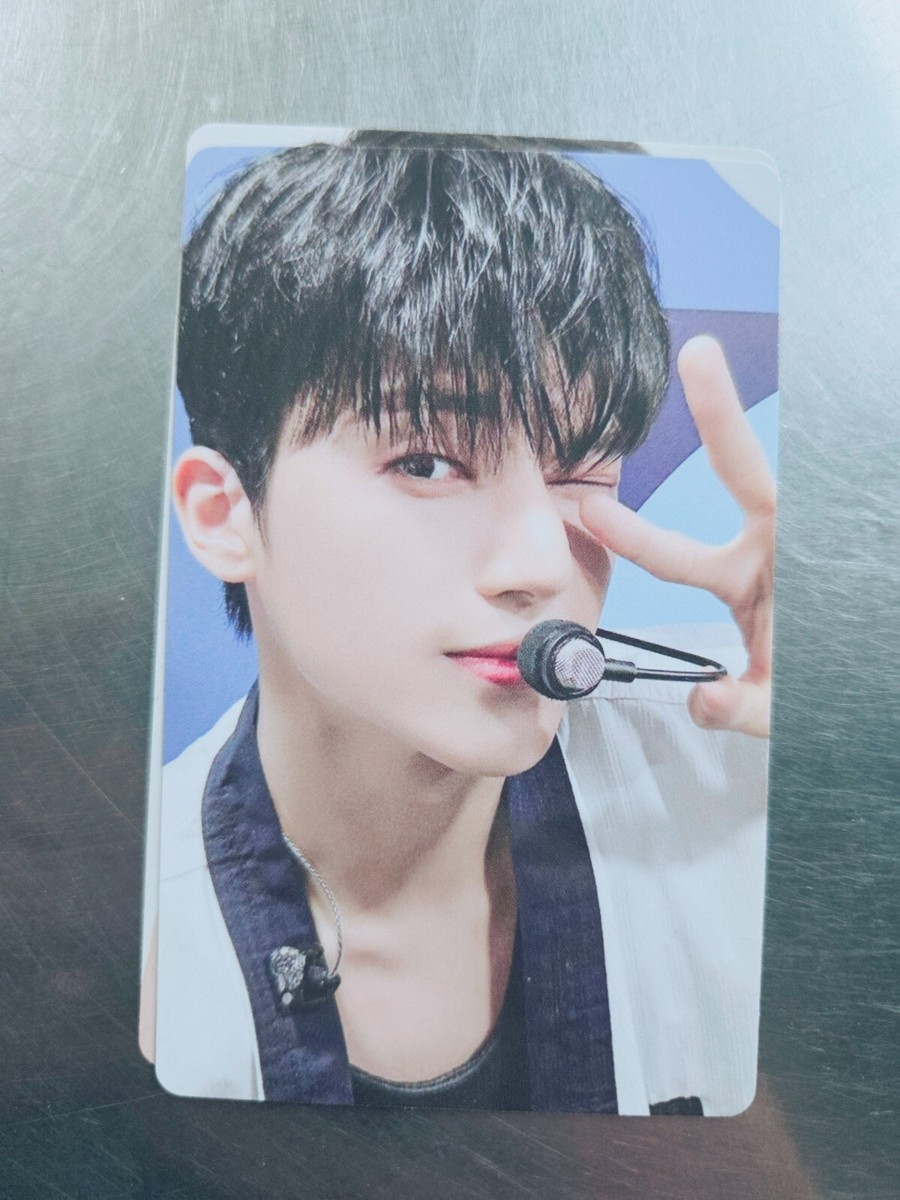ATEEZ WOOYOUNG 直筆サイン トレカ send off Asia Ateez Wooyoung Photocard Official 
