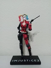 DC Collectibles Harley Quinn Red White Black Injustice 2 Statue (GameStop)