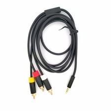 Xbox 360 Elite AV Cable RCA Black