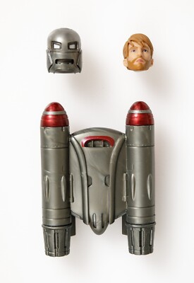 Marvel Legends Hydra Stomper BAF Heads Jetpack Steve Rogers Helmet Parts Build