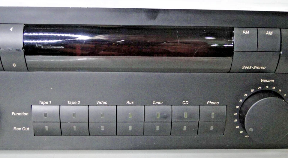 Harman Kardon HK3500 Stereo Receiver with Phono Input bundle with remote Works - Image 3 of 4