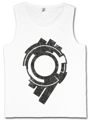 SECTION 9 LOGO TANK TOP - Logo Zeichen Ghost Movie in the Hanka Public Security