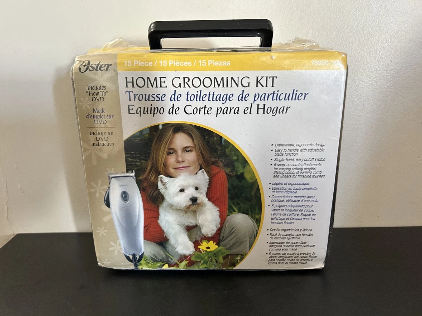 Oster Home Grooming Kit 15 Piece #78950-101 New Sealed Old Stock Dog Pet K-9