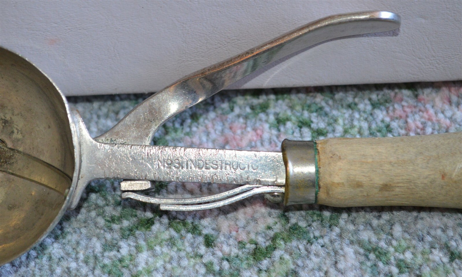 3 Benedict Indestructo ice cream scoop LEAF SPRING operated mechanism