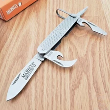 Marbles GI Utility Pocket Knife With Blade Screwdriver Awl Bottle/Can Openers