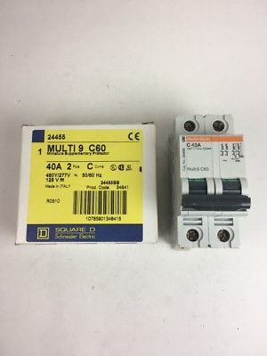 24455 40A 2 Pole C Curve Square D Multi 9 C60