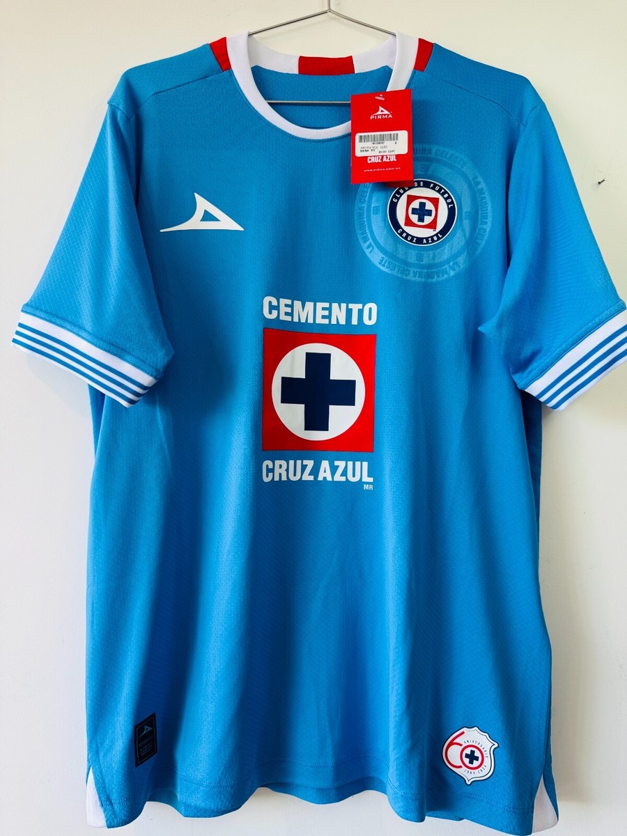 CRUZ AZUL HOME SHIRT 24-25 PIRMA, BRAND NEW [L] LUKA ROMERO
