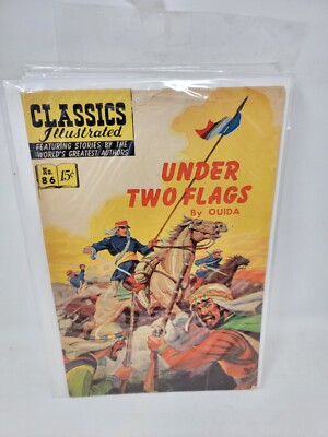 CLASSICS ILLUSTRATED #86 UNDER TWO FLAGS GILBERTON HRN 167 *1951* 3.5*