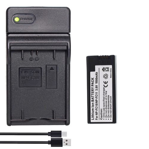 NP-FC11 FC10 Battery or charger for Sony Cyber-shot DSC-P8 DSC-P8L DSC-P9 DSC-V1 - Picture 29 of 52