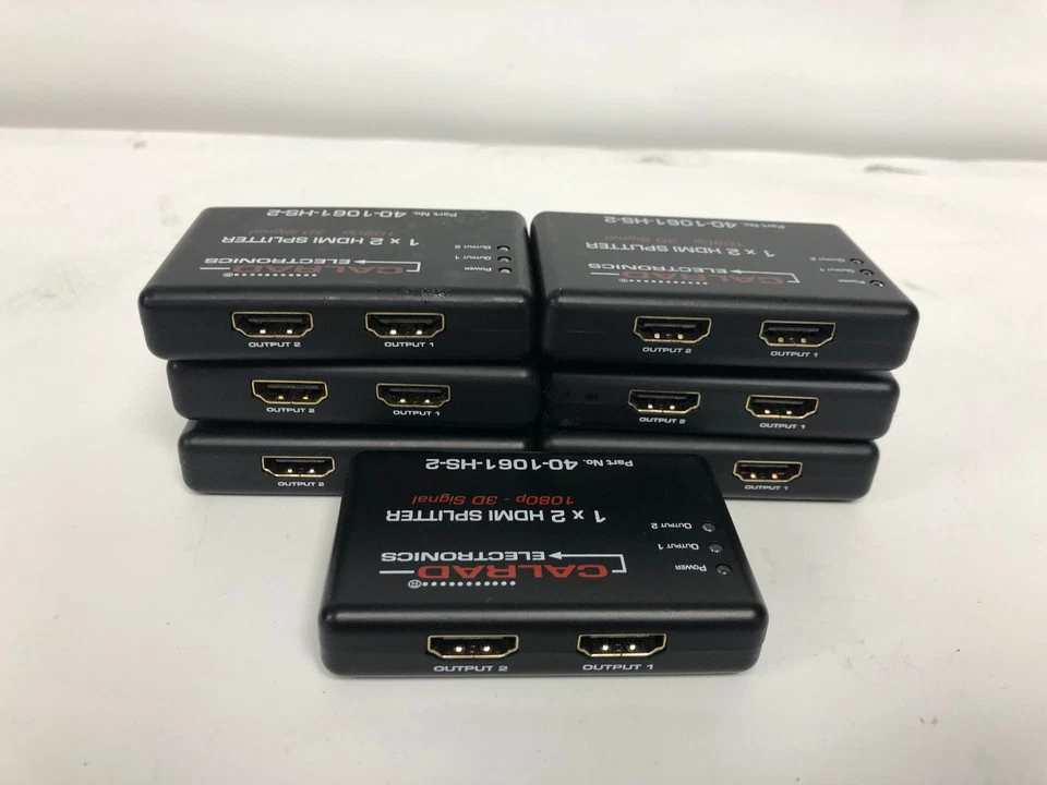 Lot of 7 CALRAD 40-1061-HS-2 - 1 x 2 HDMI 3D Distribution Amplifier - Image 3 of 4