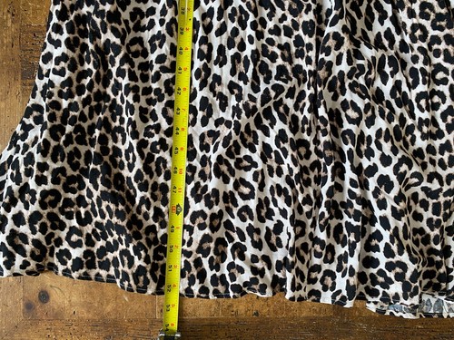 Maxi abito donna H&M stampa leopardata taglia L lungo maniche corte preferito blogger - Foto 9 di 10