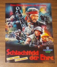 Seltene Werbung SCHLACHTFELD DER EHRE - Diese M&auml;nner k&auml;mpfen um ihr Leben 1987