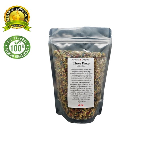 Three 3 Kings Granular Natural Resin Incense 1oz up to 5 lb 3 Reyes Magos Church - Picture 8 of 19