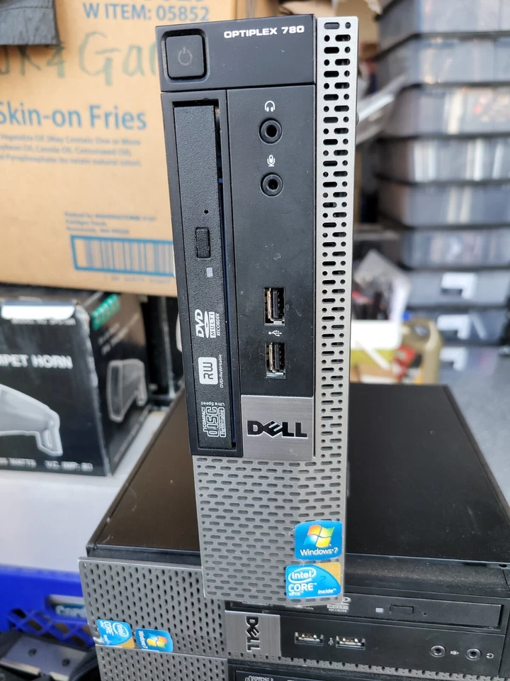 Dell OptiPlex 780 USFF Intel Core 2 Duo E8400 3.00GHz 4GB RAM 250GB HDD  - Image 2 of 3
