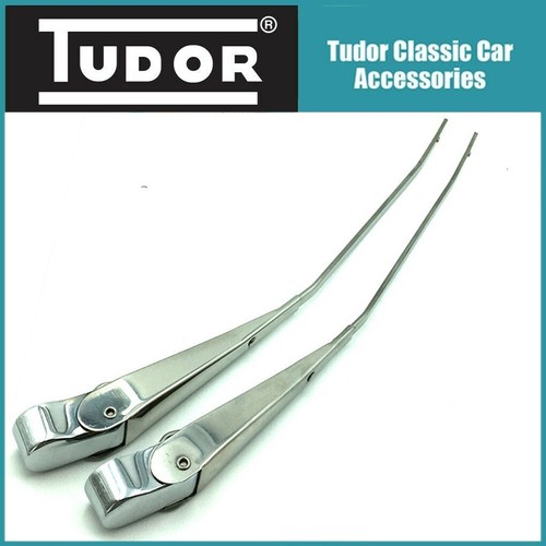 MGB Roadster 10 inch Wiper Arm & Blade Set Tudor ALL YEARS Stainless Steel - Picture 5 of 9