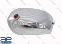 FüR Norton Slimline MotorräDer Stahl Chrom Lackiert Benzin Kraftstoff Gas Tank